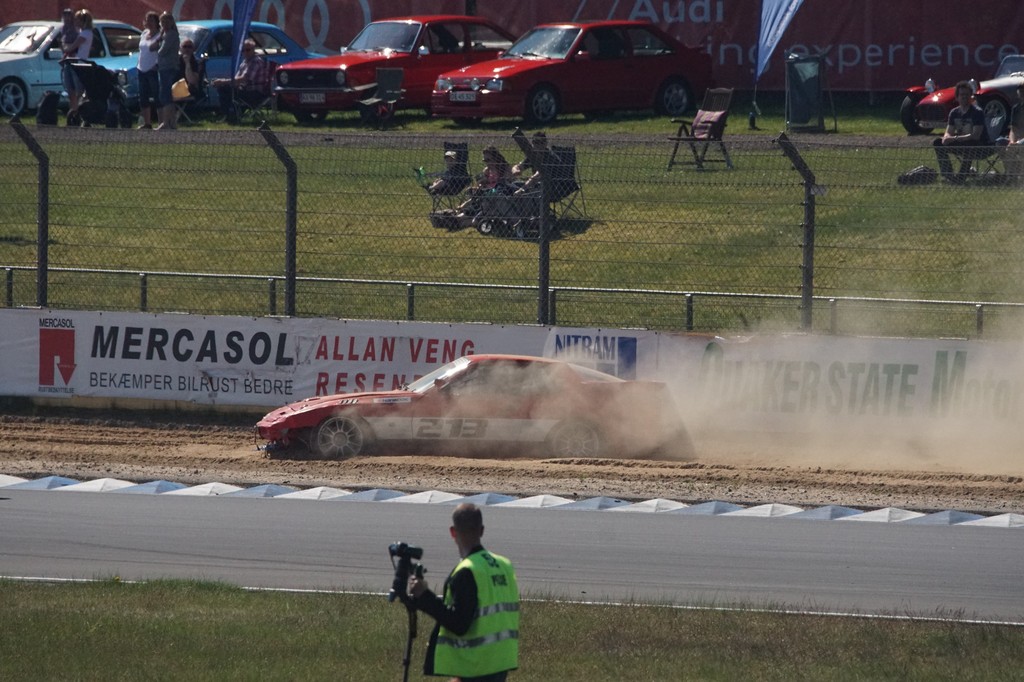 Helt så heldig var Kim Møller-Andersen i Division 2 ikke i heat 2
(Foto: Torben Paulsen)